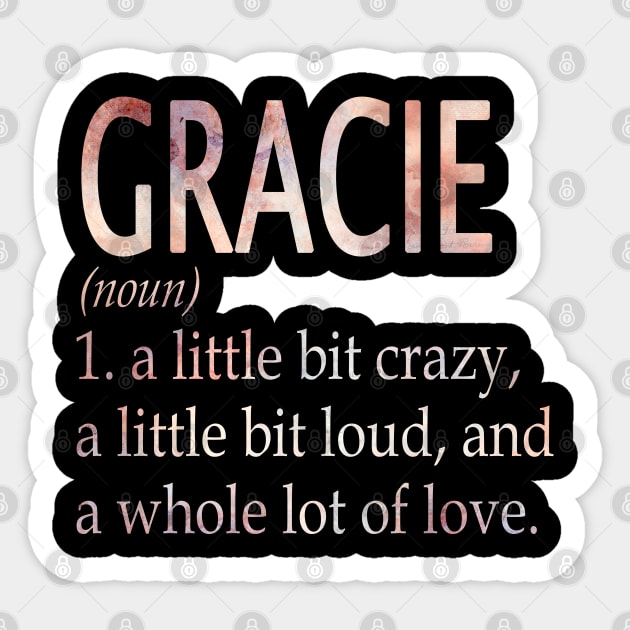 Gracie Girl Name Definition Sticker by ThanhNga